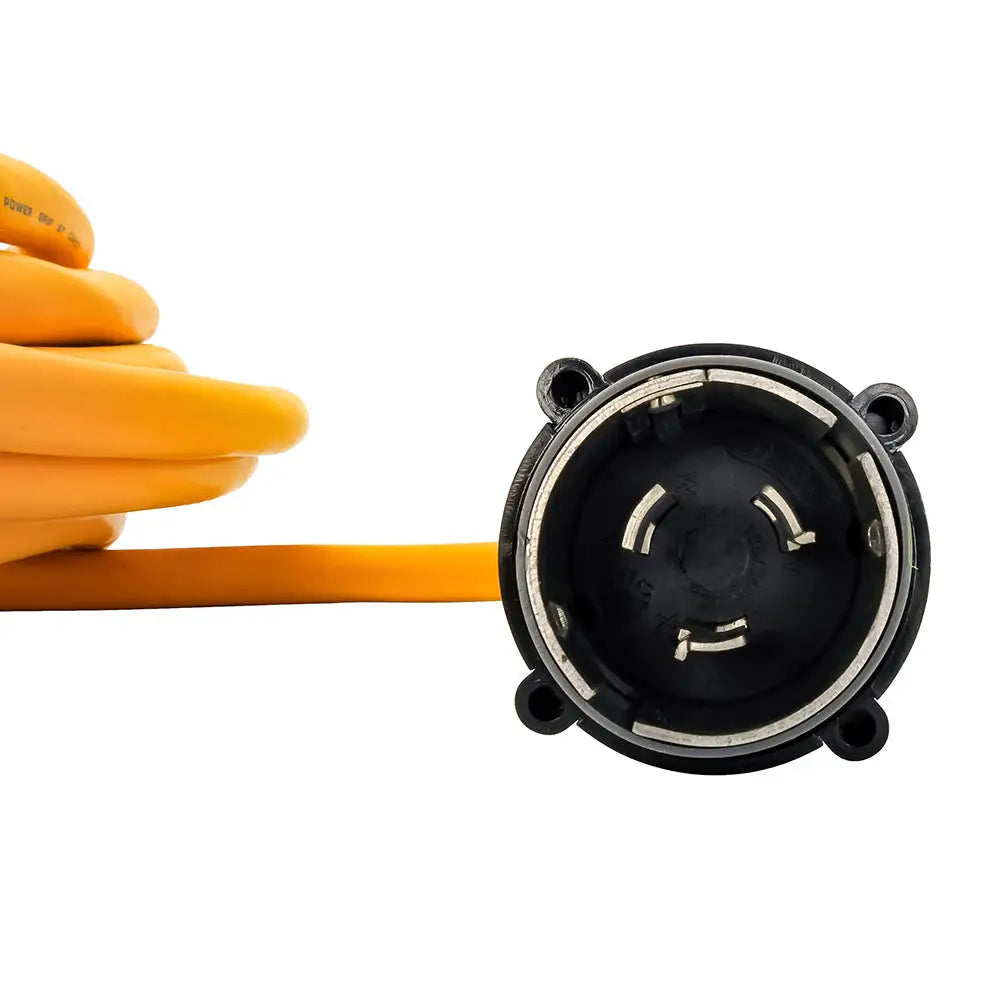 Camco 50 Amp Power Grip Marine Extension Cord - 50 M-Locking/F-Locking Adapter [55623] - Shore Power
