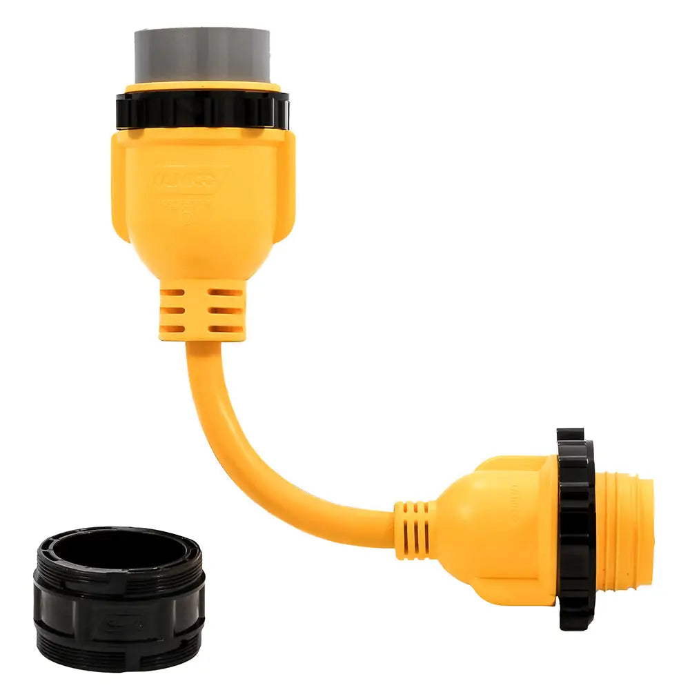 Camco 50AM/30AF Power Grip Marine 12’’ Locking Adapter - M-Lock/F-Locking Adapter [55625] - Shore Power