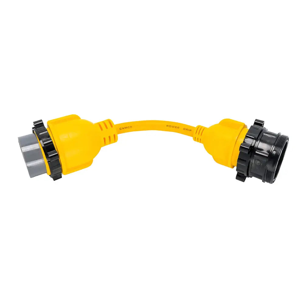 Camco 50AM/30AF Power Grip Marine 12’’ Locking Adapter - M-Lock/F-Locking Adapter [55625] - Shore Power