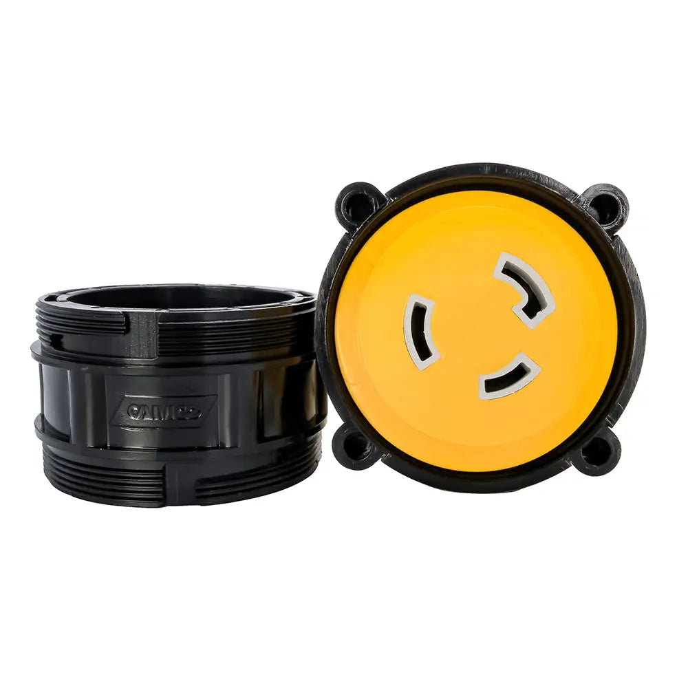 Camco 50AM/30AF Power Grip Marine 12’’ Locking Adapter - M-Lock/F-Locking Adapter [55625] - Shore Power
