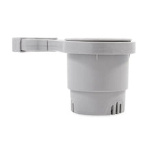 Camco Clamp-On Rail Mounted Cup Holder - Large for Up to 2’’ Rail - Grey [53092] - Deck / Galley