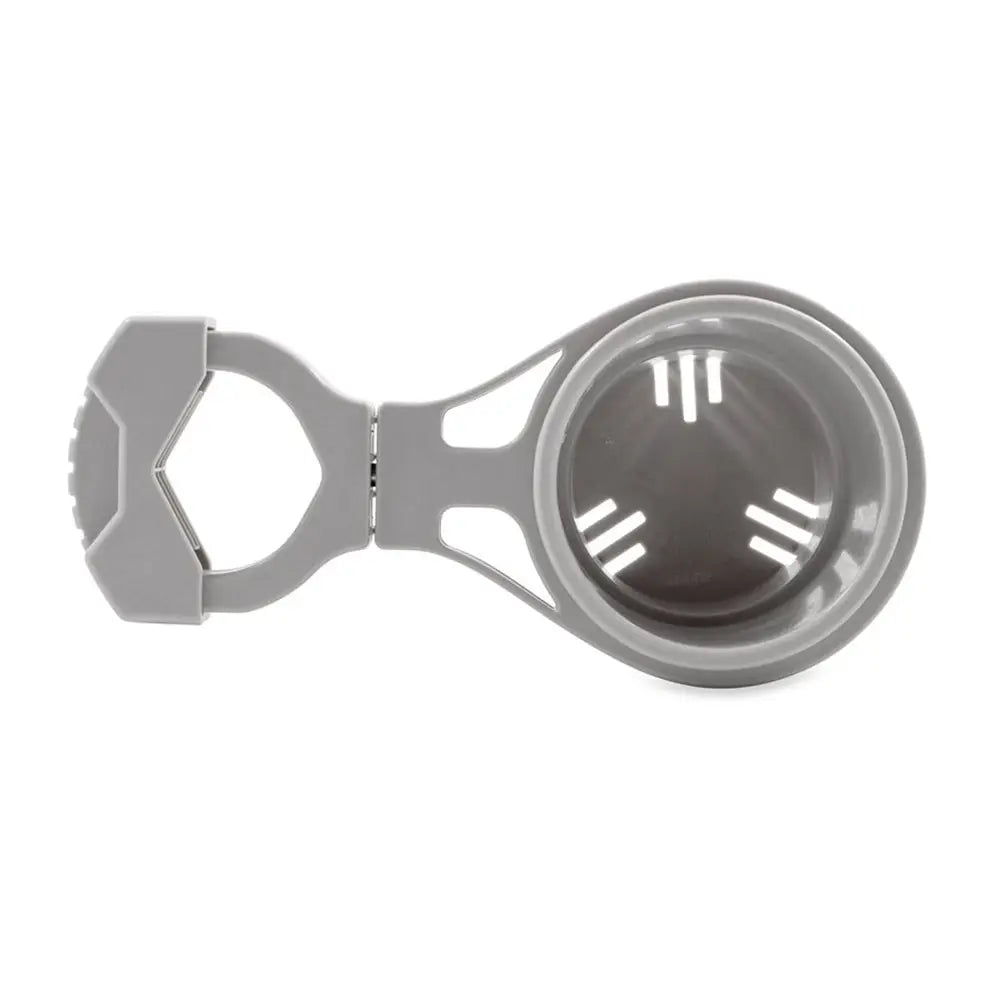 Camco Clamp-On Rail Mounted Cup Holder - Small for Up to 1-1/4’’ Rail - Grey [53093] - Deck / Galley