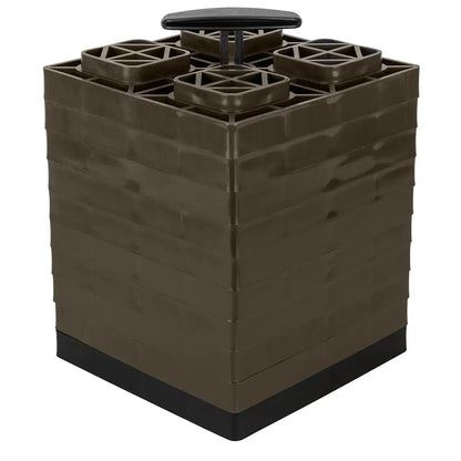Camco FasTen Leveling Blocks w/T-Handle - 2x2 - Brown *10-Pack [44521] - Hitches & Accessories