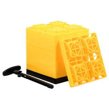 Camco FasTen Leveling Blocks w/T-Handle - 2x2 - Yellow *10-Pack [44512] - Hitches & Accessories