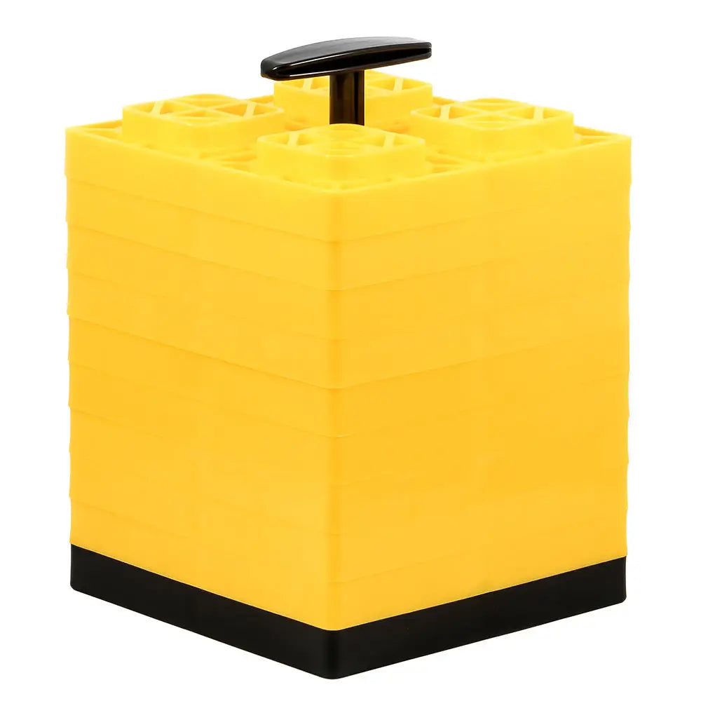 Camco FasTen Leveling Blocks w/T-Handle - 2x2 - Yellow *10-Pack [44512] - Hitches & Accessories