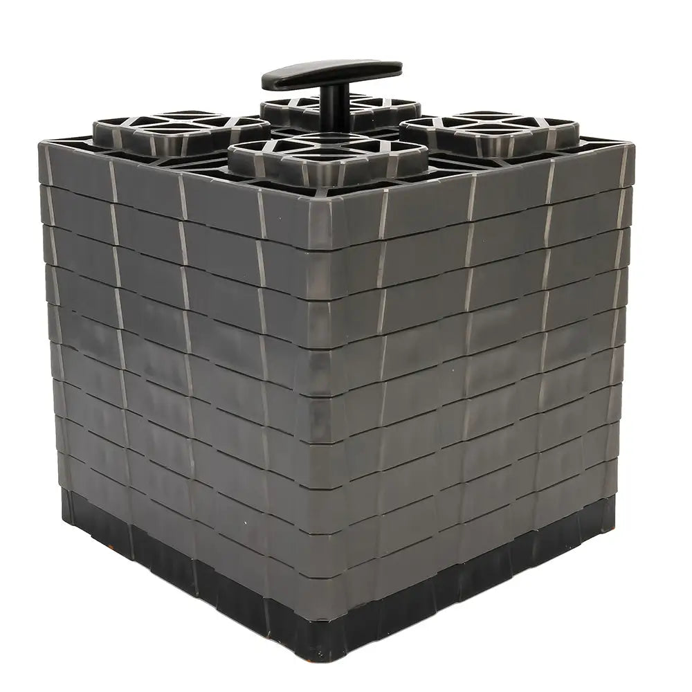 Camco FasTen Leveling Blocks XL w/T-Handle - 2x2 - Grey *10-Pack [44527] - Hitches & Accessories