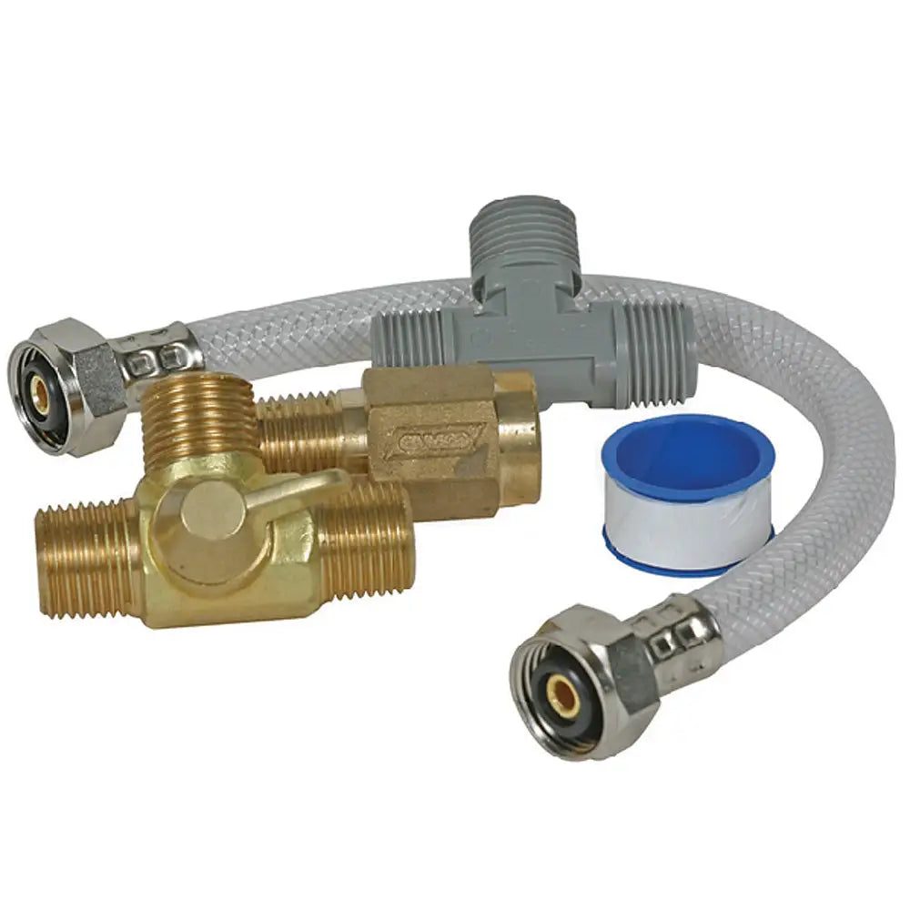 Camco Quick Turn Permanent Waterheater Bypass Kit [35983] - Accessories