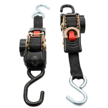 Camco Retractable Tie-Down Straps - 1’’ Width 6 Dual Hooks [50033] - Accessories