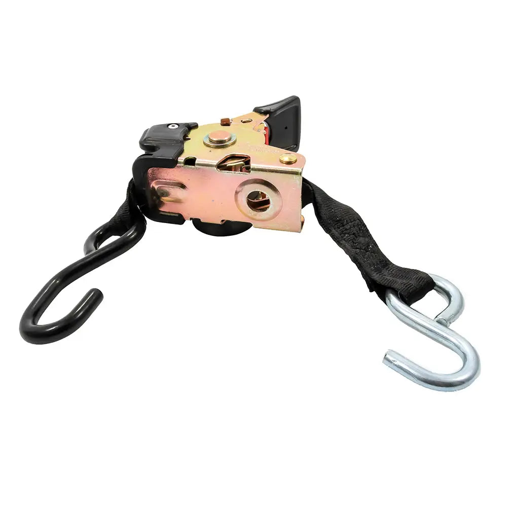 Camco Retractable Tie-Down Straps - 1’’ Width 6 Dual Hooks [50033] - Accessories