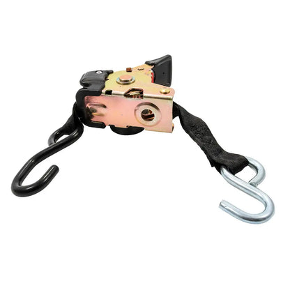 Camco Retractable Tie-Down Straps - 1’’ Width 6 Dual Hooks [50033] - Accessories