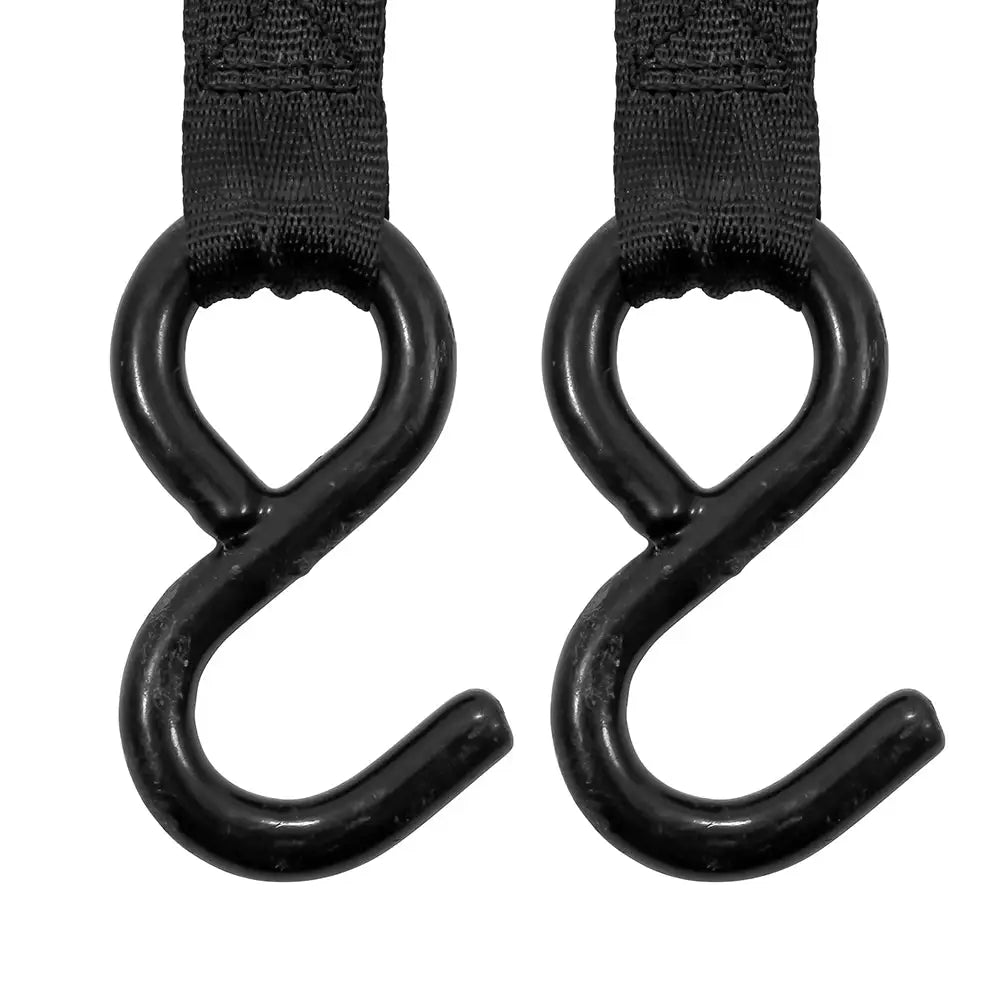 Camco Retractable Tie Down Straps - 2’’ Width 5.5 Bolt On [50030] - Accessories