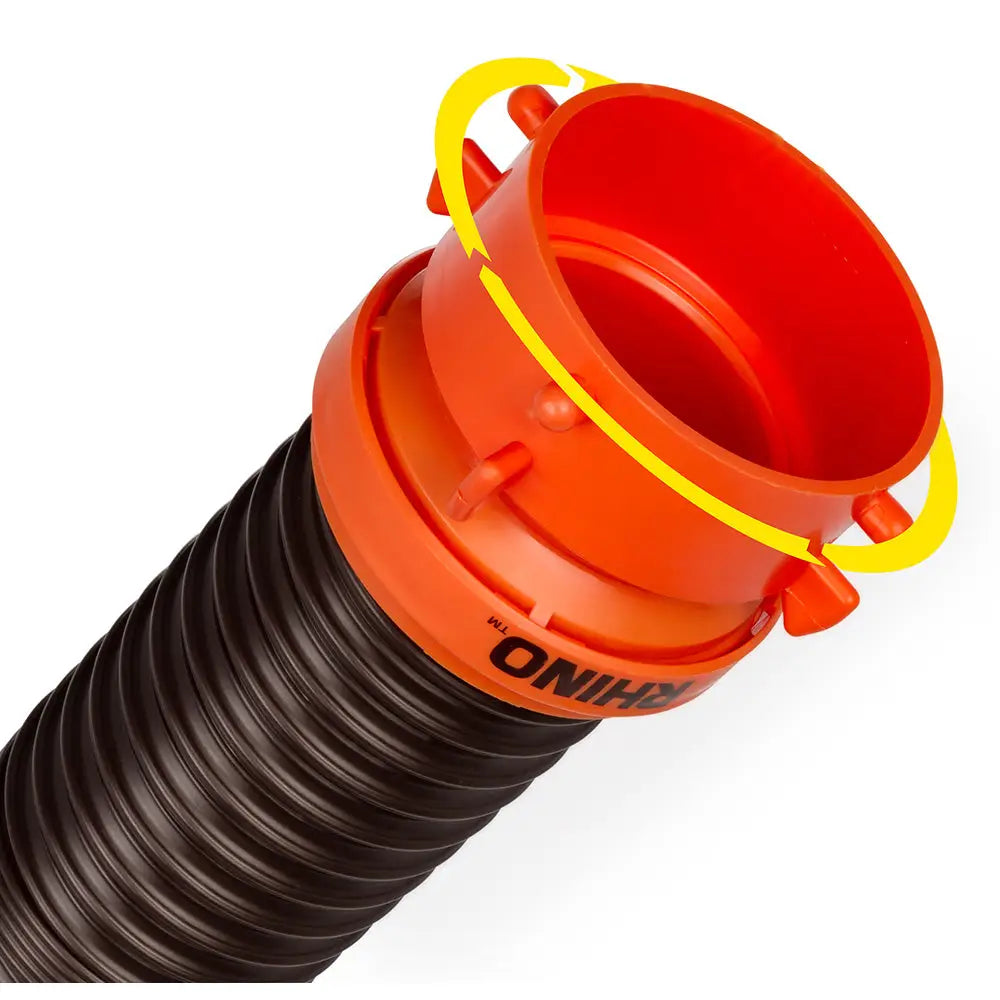 Camco RhinoFLEX 10 Sewer Hose Extension w/Swivel Bayonet Lug [39764] - Sanitation