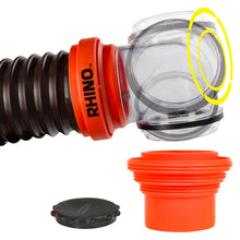 Camco RhinoFLEX 15 Sewer Hose Kit w/4 In 1 Elbow Caps [39761] - Sanitation