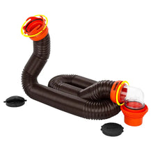 Camco RhinoFLEX 15 Sewer Hose Kit w/4 In 1 Elbow Caps [39761] - Sanitation