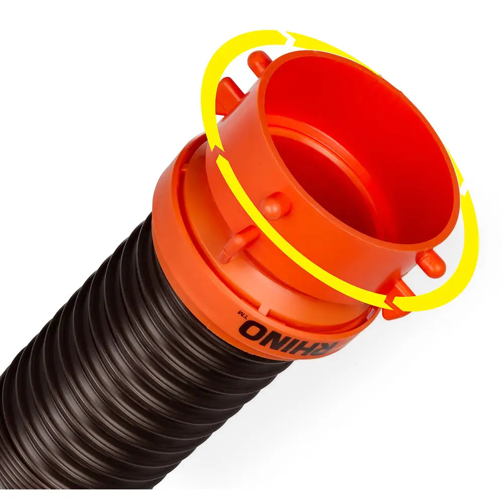 Camco RhinoFLEX 5 Sewer Hose Extension w/Swivel Bayonet Lug [39765] - Sanitation