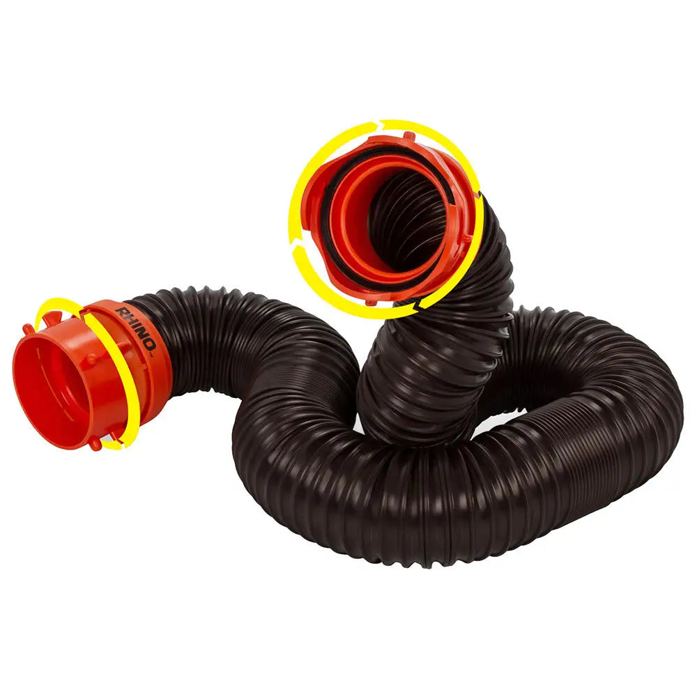Camco RhinoFLEX 5 Sewer Hose Extension w/Swivel Bayonet Lug [39765] - Sanitation