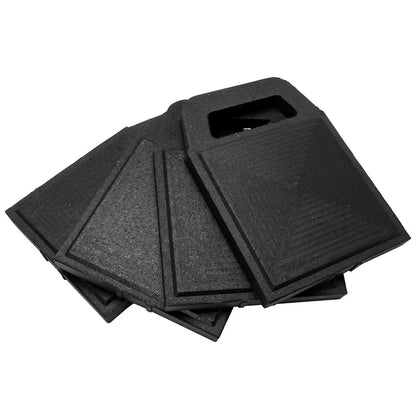 Camco Stabilizer Jack Pads - Rubber - 6.2’’ x 6.2’’ *4-Pack [44591] - Hitches & Accessories