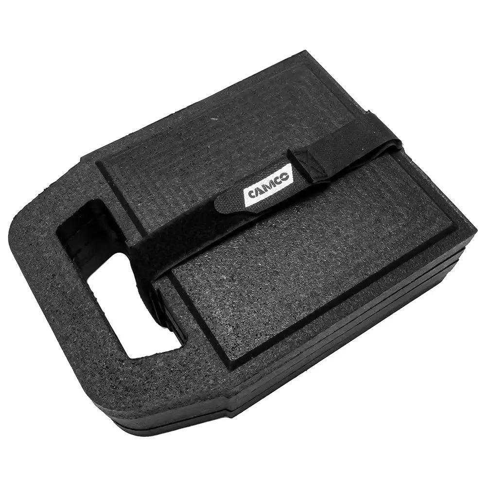 Camco Stabilizer Jack Pads - Rubber - 6.2’’ x 6.2’’ *4-Pack [44591] - Hitches & Accessories