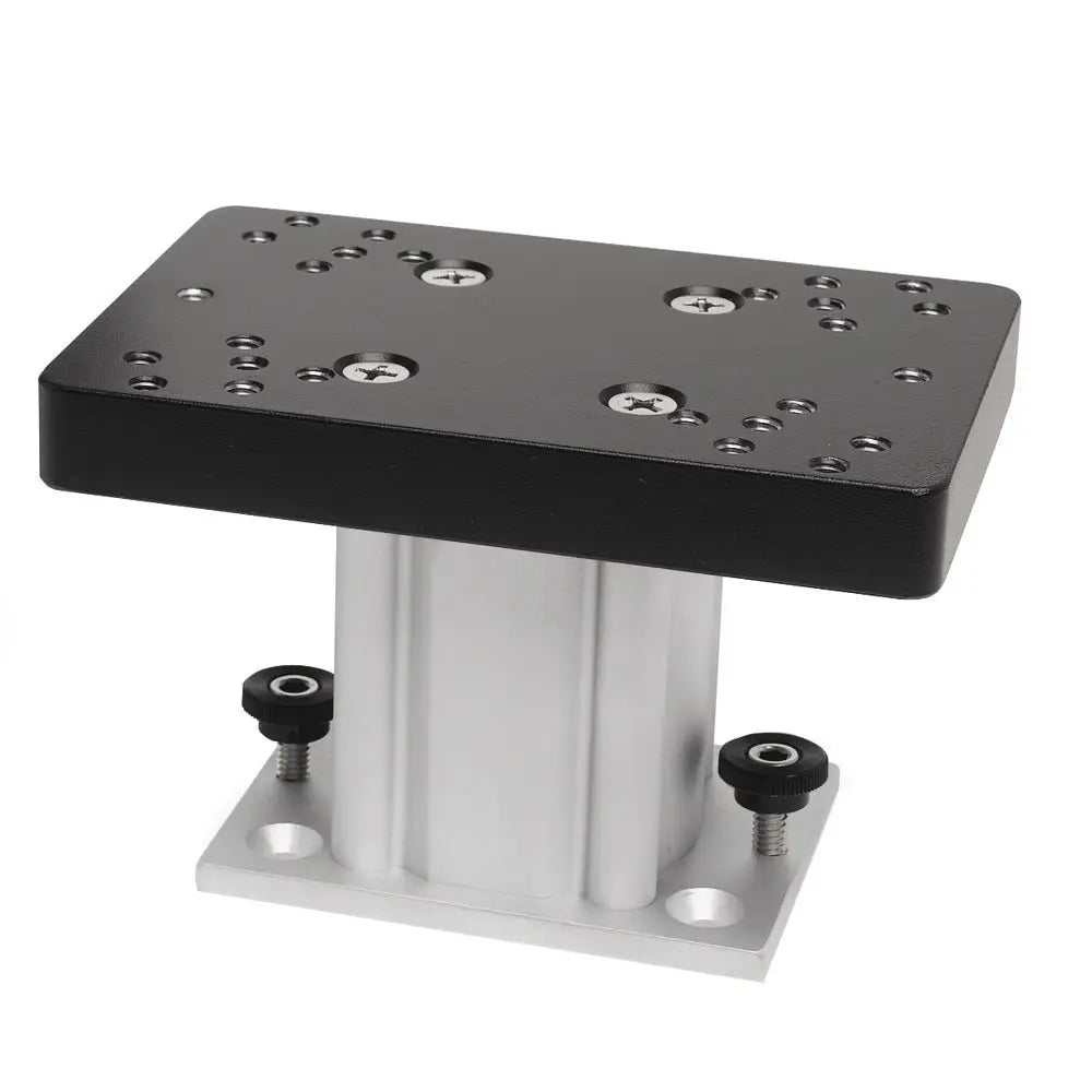 Cannon Aluminum Fixed Base Downrigger Pedestal - 4’’ [1904030] - Downrigger Accessories
