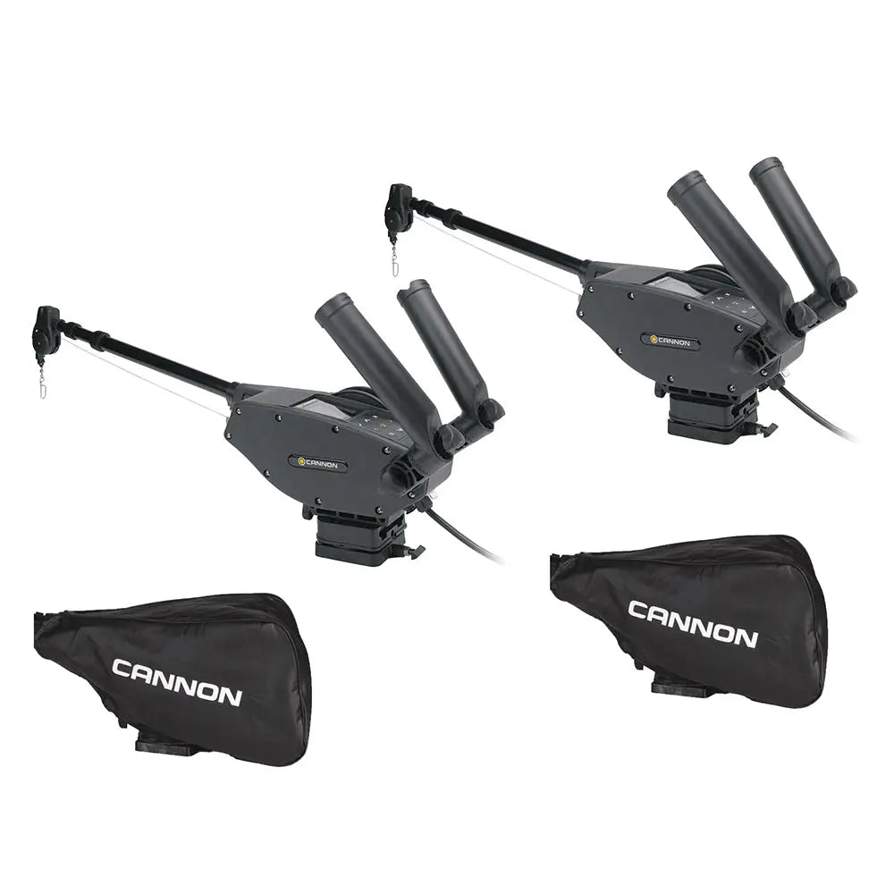 Cannon 10 BT Optimum Electric Downrigger 2-Pack Black Covers - Downriggers