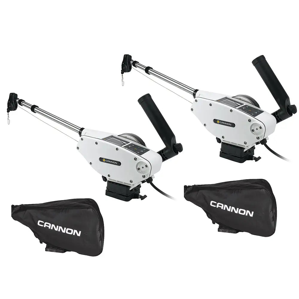 Cannon BT Electric Downrigger Optimum 10 TS 2-Pack with Black Covers - Downriggers
