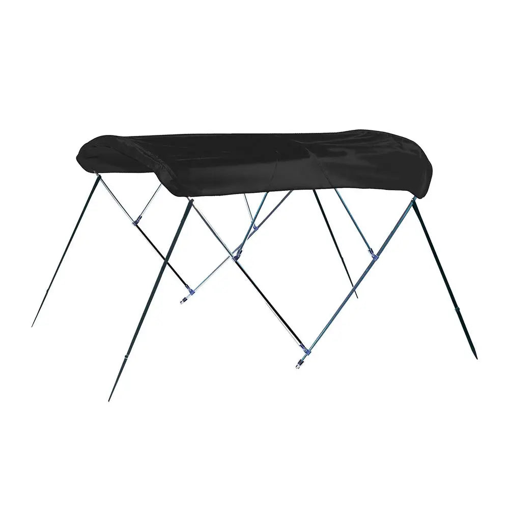 Carver 4 Bow 8’ Pontoon Bimini Top w/Boot - Black Acrylic [A8SQ4893UB-02] - Biminis/Shades/Umbrellas