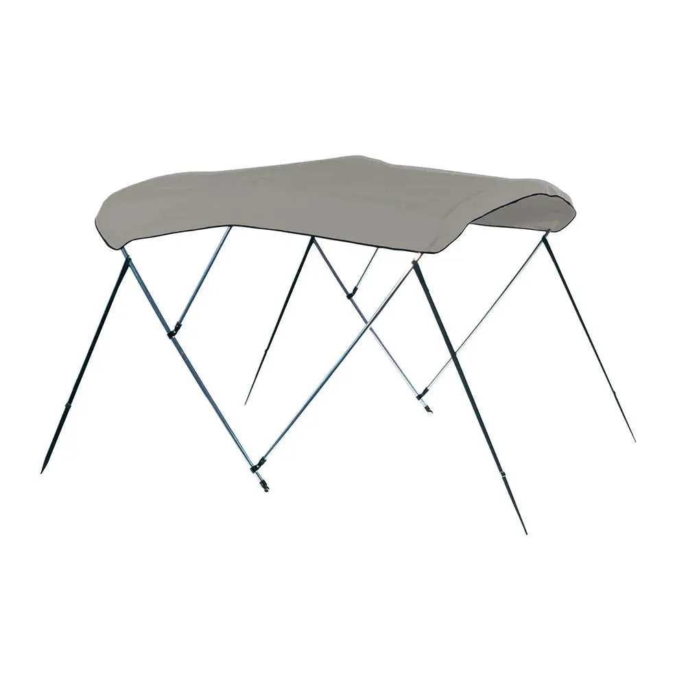Carver 4 Bow 8’ Pontoon Bimini Top w/Boot - Cadet Grey Acrylic [A8SQ4893UB-10] - Biminis/Shades/Umbrellas