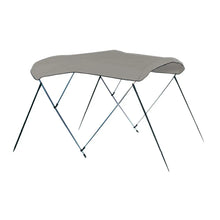 Carver 4 Bow 8’ Pontoon Bimini Top w/Boot - Cadet Grey Acrylic [A8SQ4893UB-10] - Biminis/Shades/Umbrellas