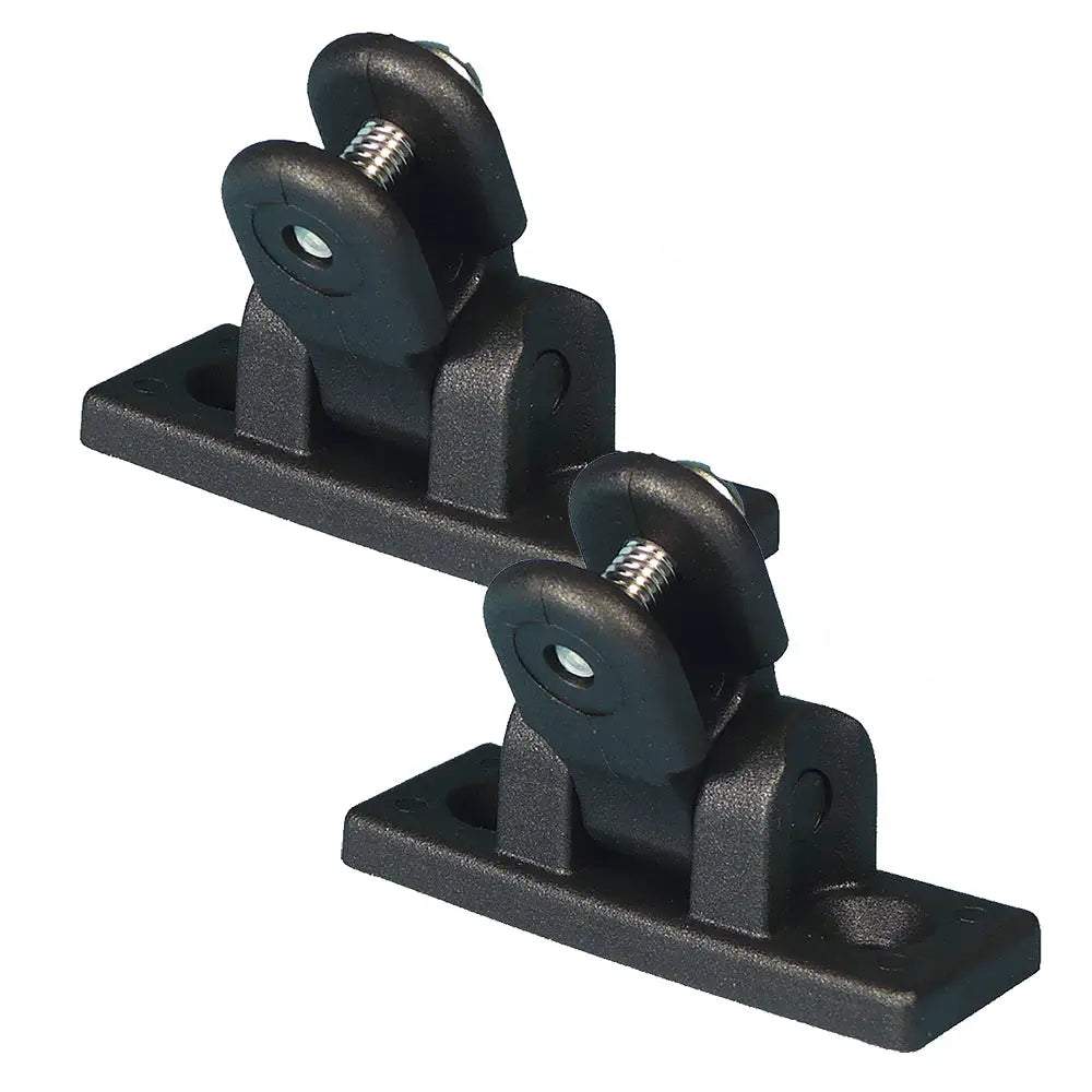 Carver Deck Hinge Nylon Pair - Black [7782B] - Deck / Galley