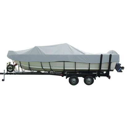 Carver Performance Poly-Guard Wide Series Styled-to-Fit Boat Cover f/18.5 Aluminum V-Hull Boats w/Walk-Thru Windshield