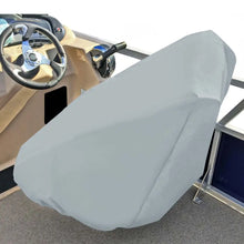 Carver Poly-Flex II Captains Chair Cover - Fits up to 32H x 26W x 25D - Grey [61061F-10] - Winter Covers