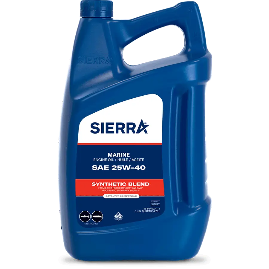 CATLST OIL 25W40 SYN BLND 5QT