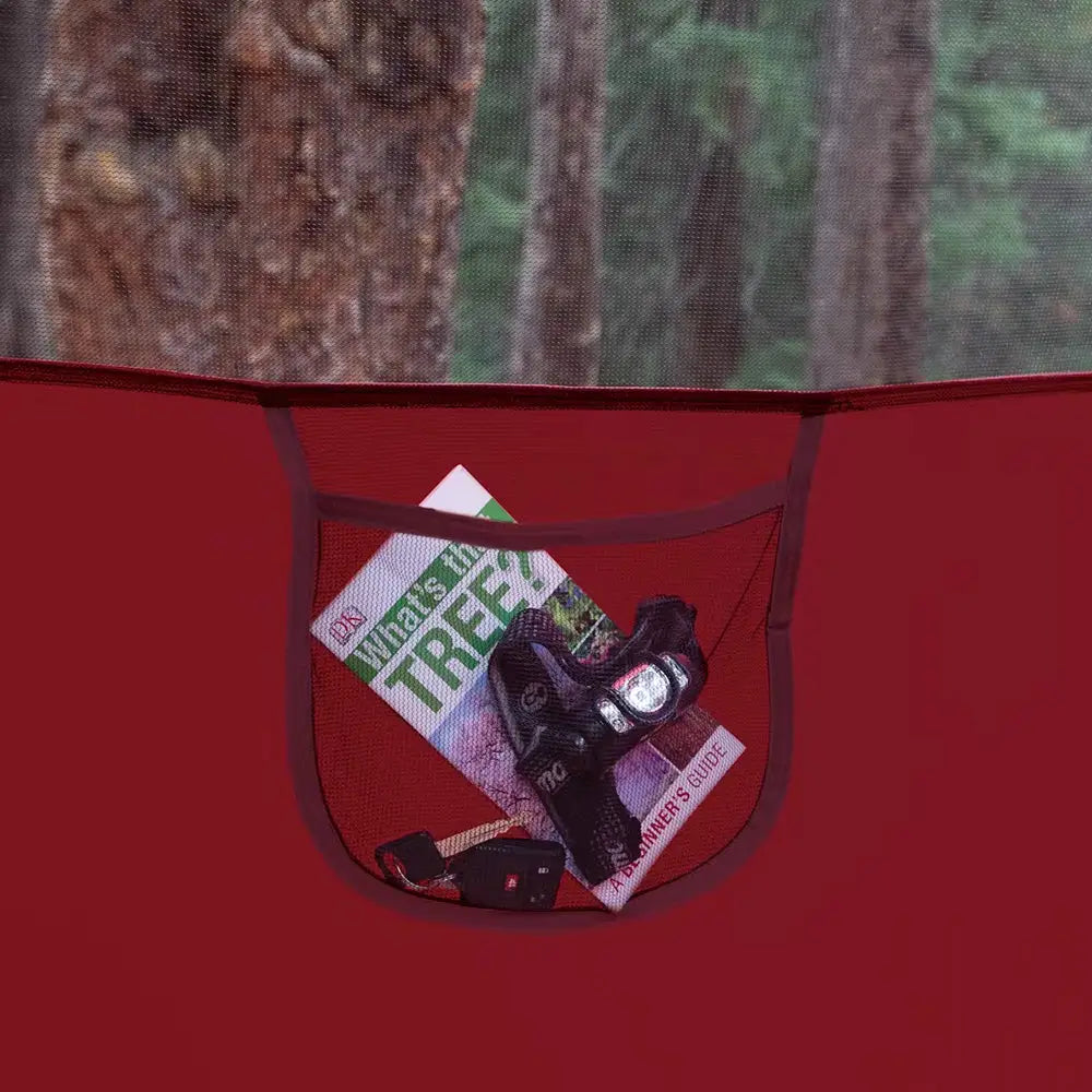 Coleman 4-Person Flatwoods II Lightweight Dome Camping Tent - Red [2207389] - Tents