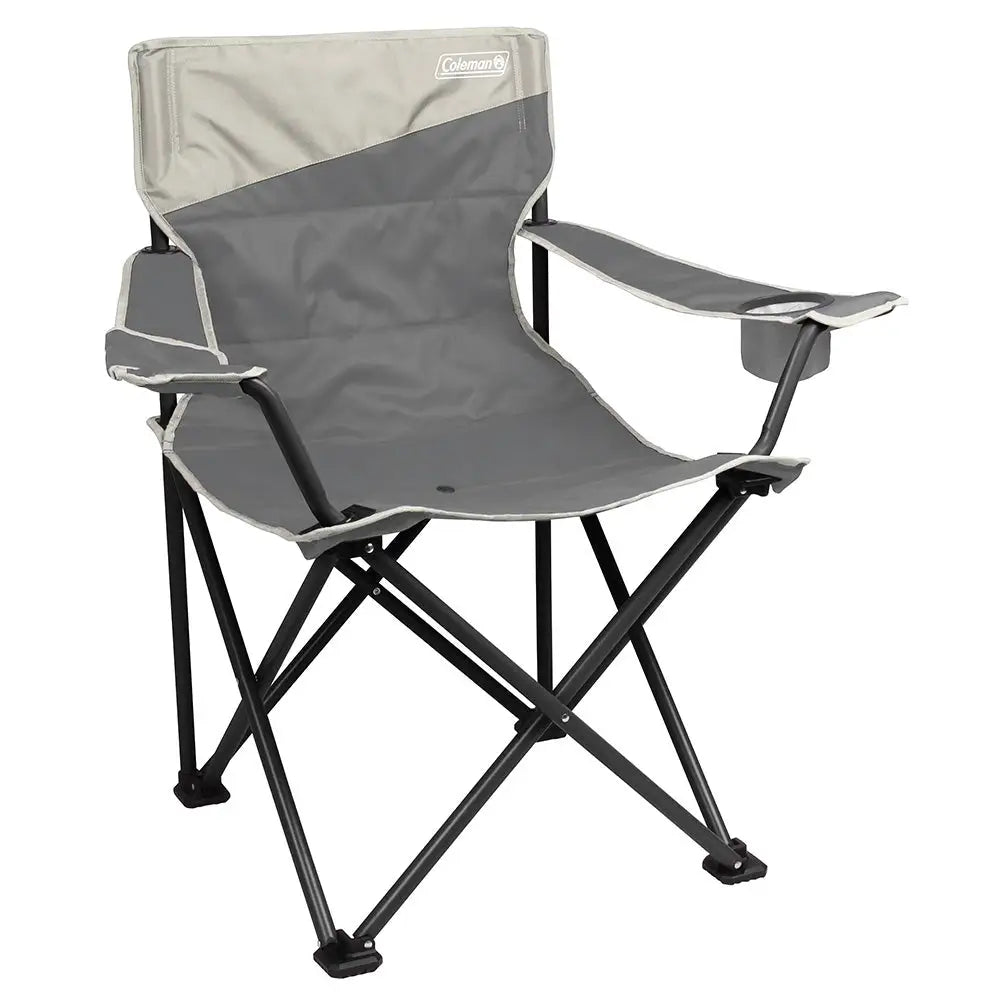 Coleman Big Tall Quad Camping Chair - Grey [2178363] - Camping