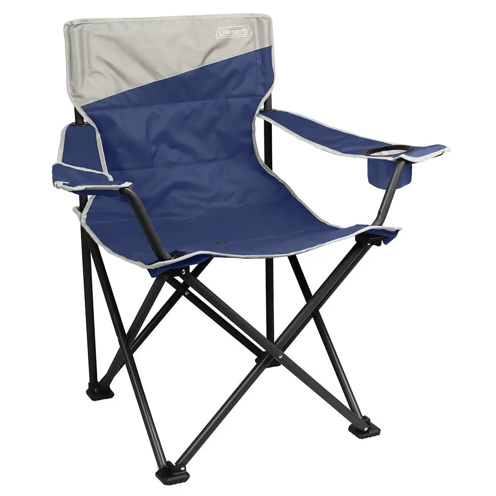 Coleman Big Tall Quad Camping Chair - Skyfall Blue [2174440] - Camping