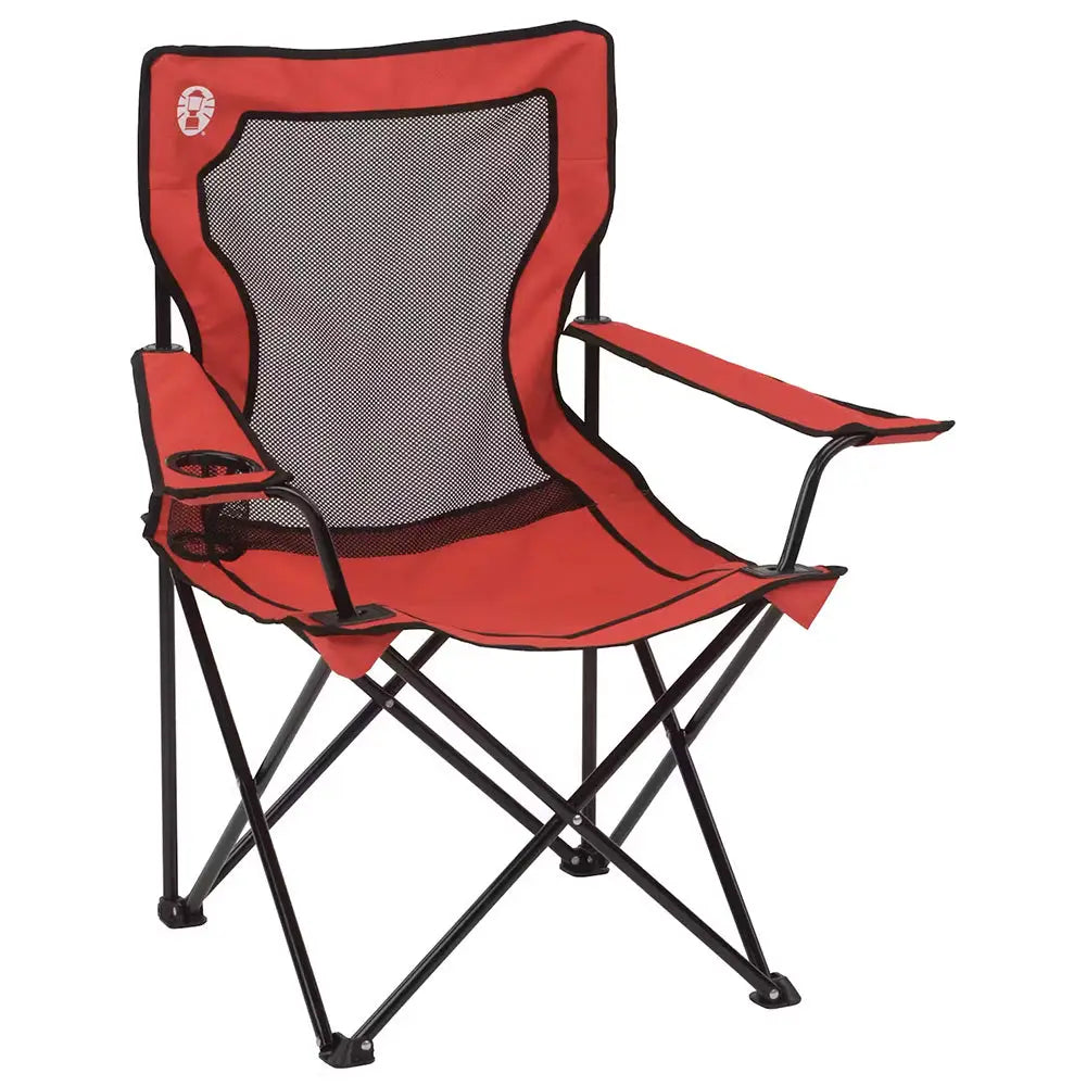 Coleman Broadband Mesh Quad Chair - Red [2000020258] - Camping
