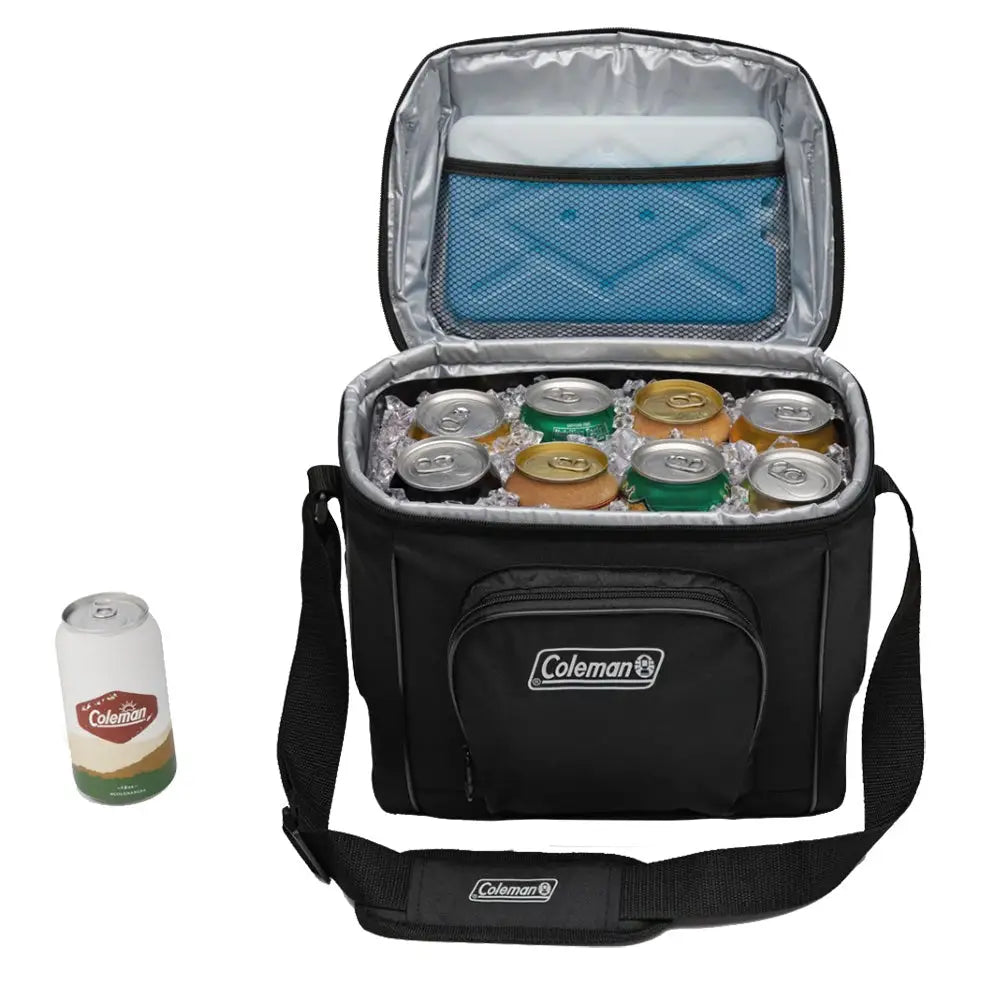 Coleman Chiller 16-Can Soft-Sided Portable Cooler - Black [2158135] - Coolers