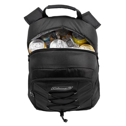 Coleman CHILLER 28-Can Soft-Sided Backpack Cooler - Black [2158133] - Coolers