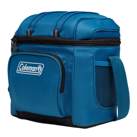 Coleman Soft-Sided 9-Can Deep Ocean Portable Chiller Cooler - Coolers