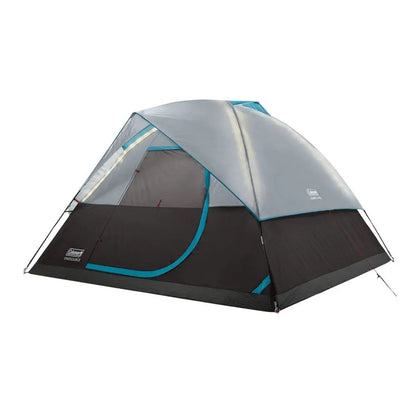 Coleman OneSource Rechargeable 4-Person Camping Dome Tent w/Airflow System LED Lighting [2000035457] - Tents