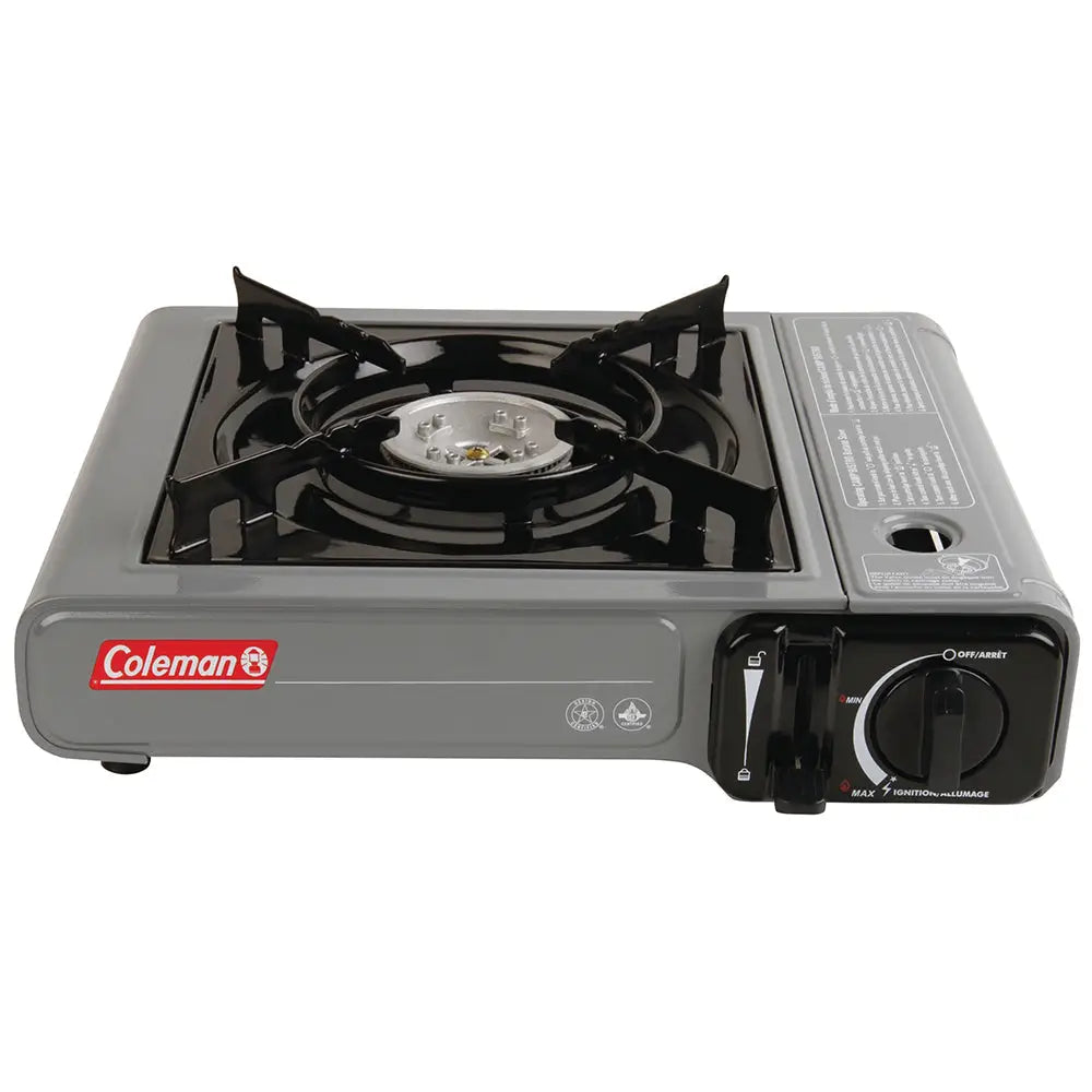 Coleman Table Top 1 Burner Butane Camping Stove - Grey [2000037885] - Camping