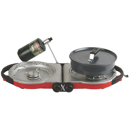 ColemanPerfectFlow InstaStart Fold N Go Stove - 2-Burner [2000038018] - Camping