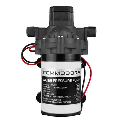 Commodore 3.0 GPM Water Pump - 12V [CM-33-30D] - Washdown / Pressure Pumps