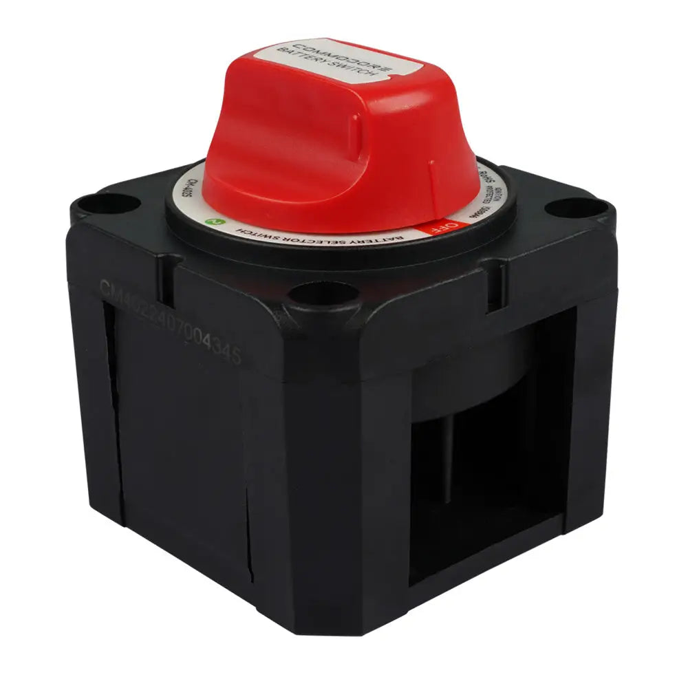 Commodore 4-Position Compact Dual Battery Selector Switch [CM-402S] - Battery Management
