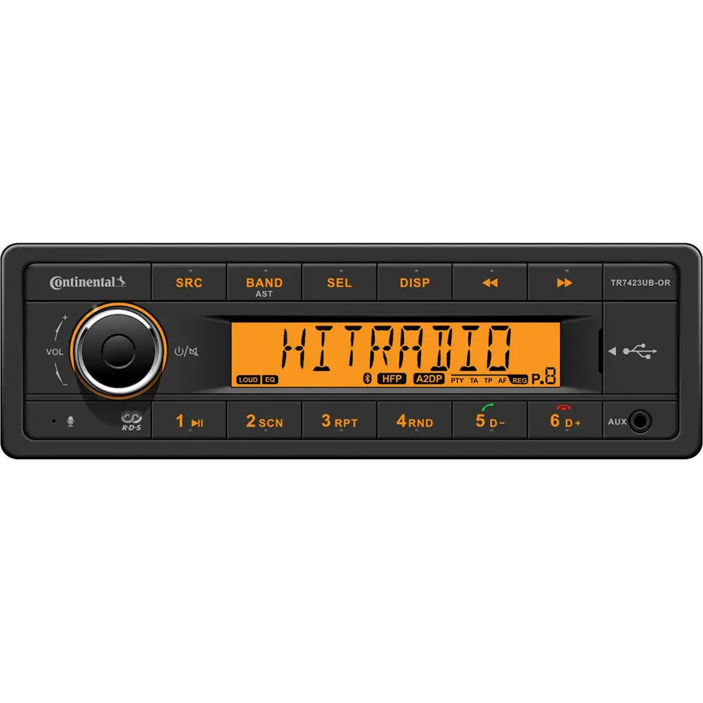 Continental Stereo w/AM/FM/BT/USB - 24V [TR7423UB-OR] - Stereos