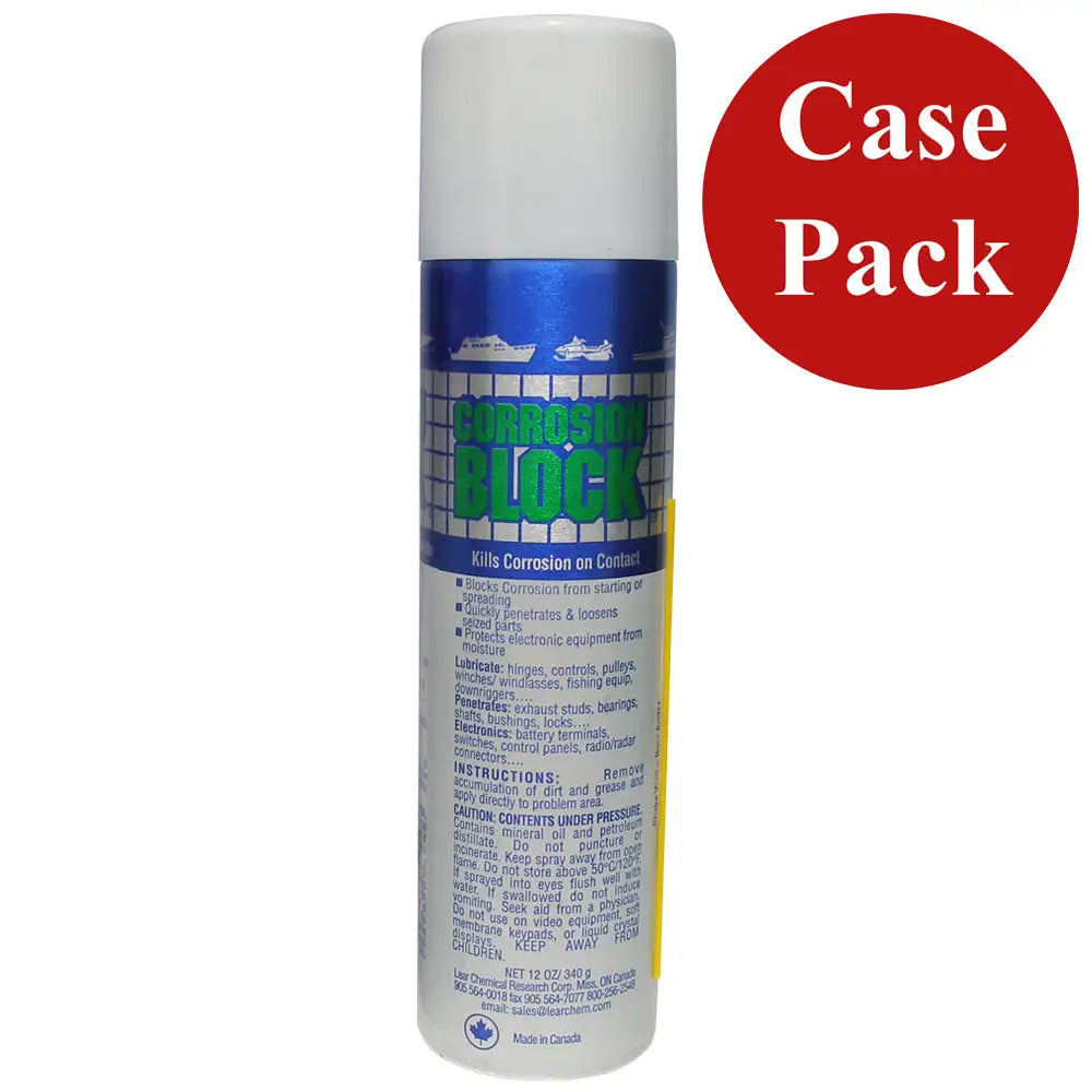 Corrosion Block 12oz Aerosol Can - Non-Hazmat Non-Flammable Non-Toxic *Case of 12* [20012CASE] - Cleaning