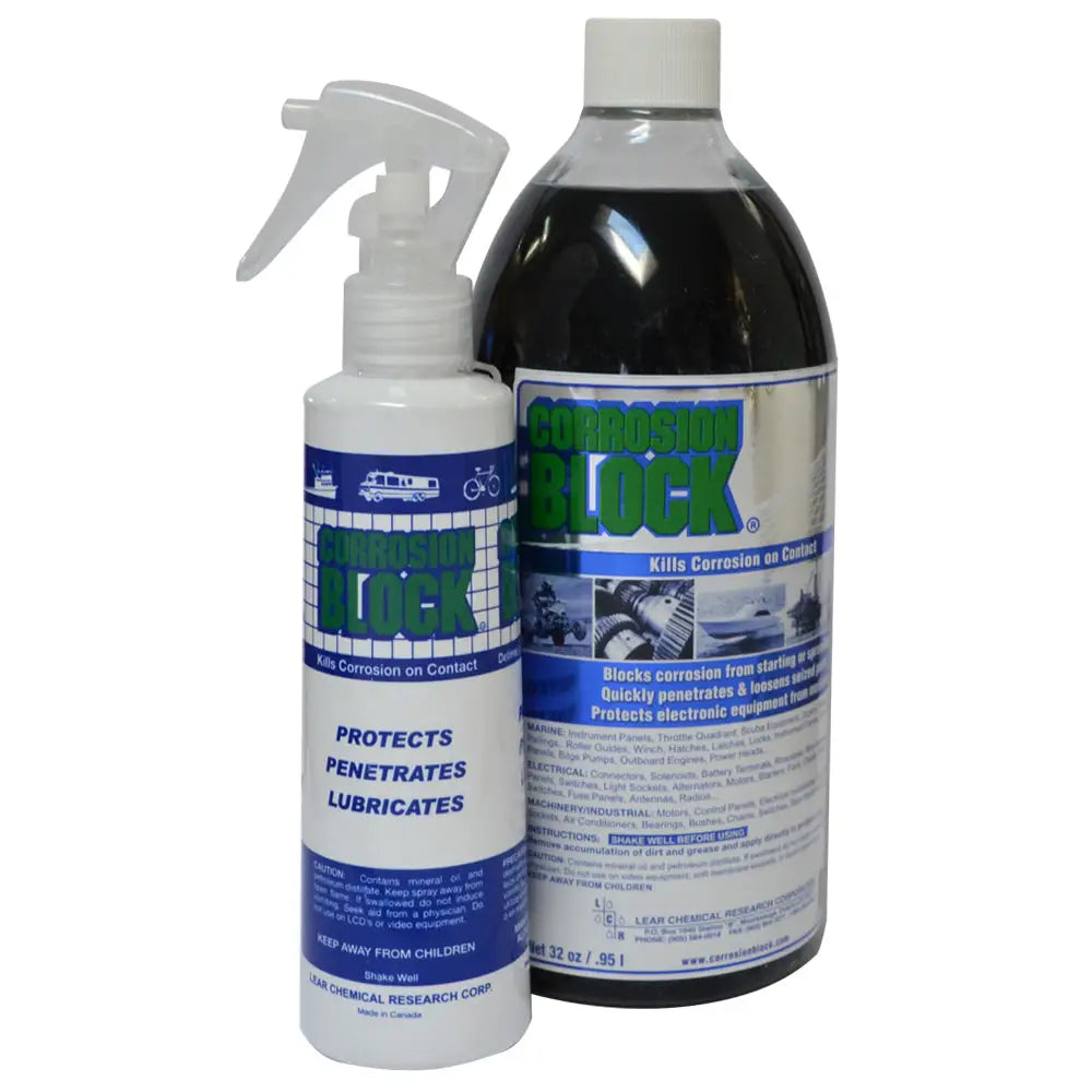 Corrosion Block 32oz Bottle w/Pump - Non-Hazmat Non-Flammable Non-Toxic [20032] - Cleaning