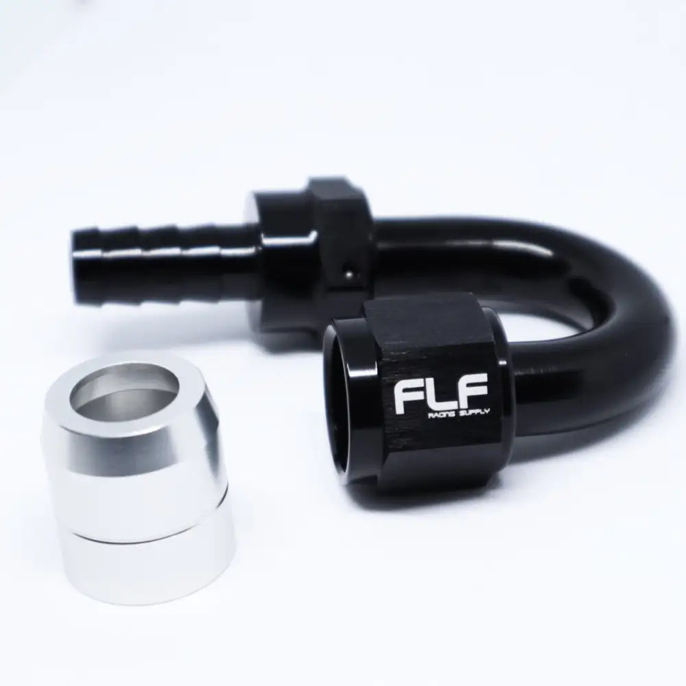 Crimp-On Swivel Hose End - 180 Degree AN - 12
