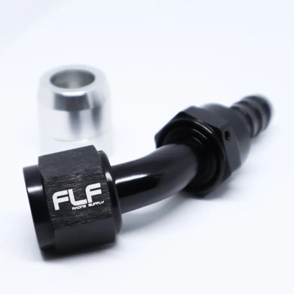 Crimp-On Swivel Hose End - 45 Degree AN - 8