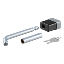 CURT 1/2’’ Hitch Lock w/5/8’’ Adapter - 1-1/4’’ or 2’’ Receiver - Deadbolt - Chrome [23024] - Hitches & Accessories